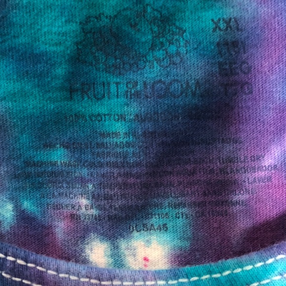 Hand Tie-Dyed Tank Top - Picture 3 of 5